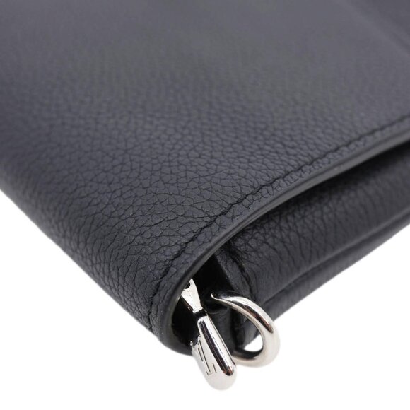 Louis Vuitton  Mylockme Leather Chain Crossbody Bag Black - Picture 7 of 12